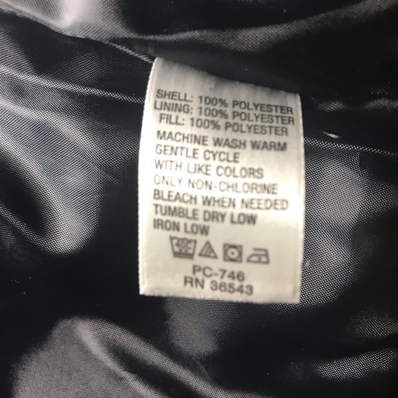 Izod Black Quilted Puffer Vest Sz Small NWOT NEW - Picture 5 of 7